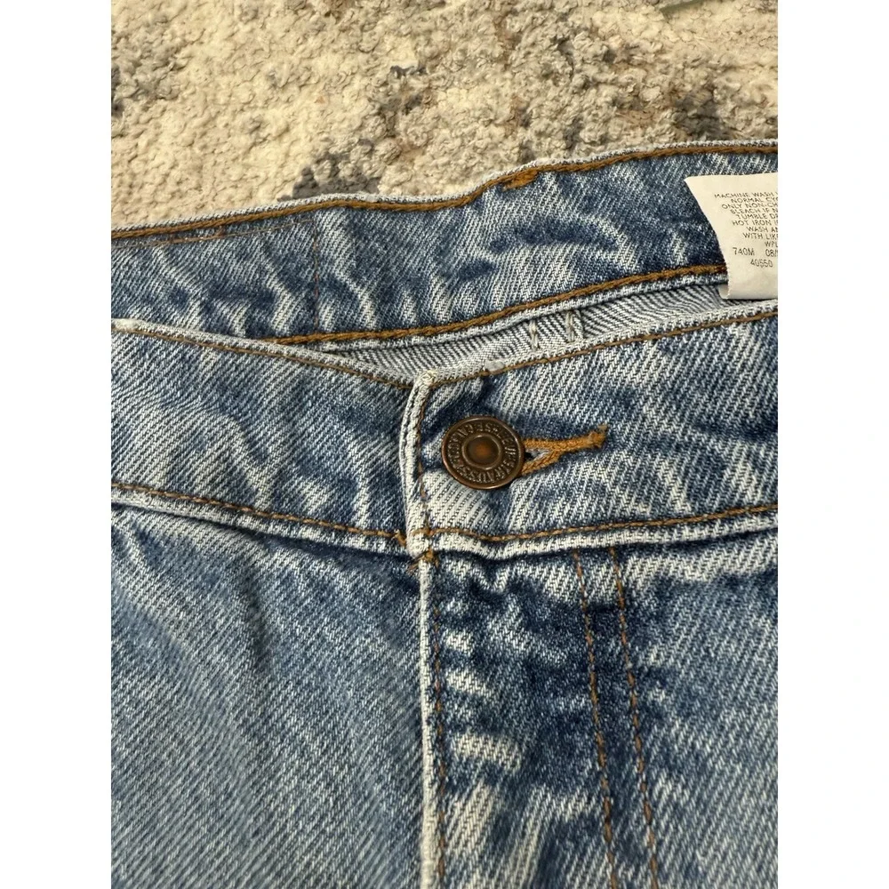 Vintage Levis Jeans Mens 38x34 Blue‎ Denim 550 Relaxed Fit Orange Tab Pants 90s